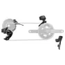 SRAM Force E-tap Axs 2x D1 Hrd Fm Fahrradkomponentengruppe, Black, One Size