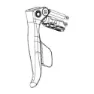 SRAM Force E-tap Axs Brake Left Hebelmontage, Black / silver, One Size
