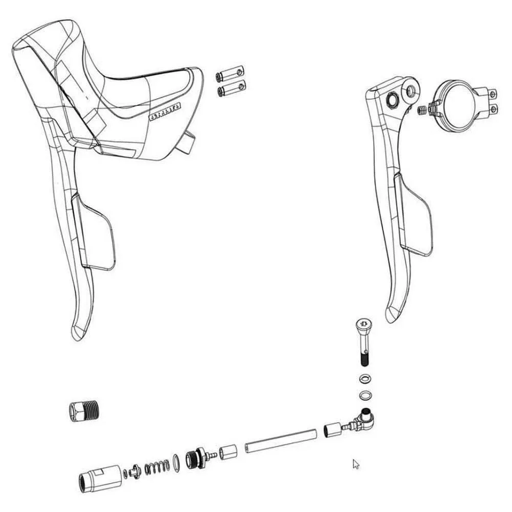 SRAM Force Etap Axs D2 Linkes Ersatzteilset, Grey, One Size SRAM Force Etap Axs D2 Linkes Ersatzteilset, Grey, One Size