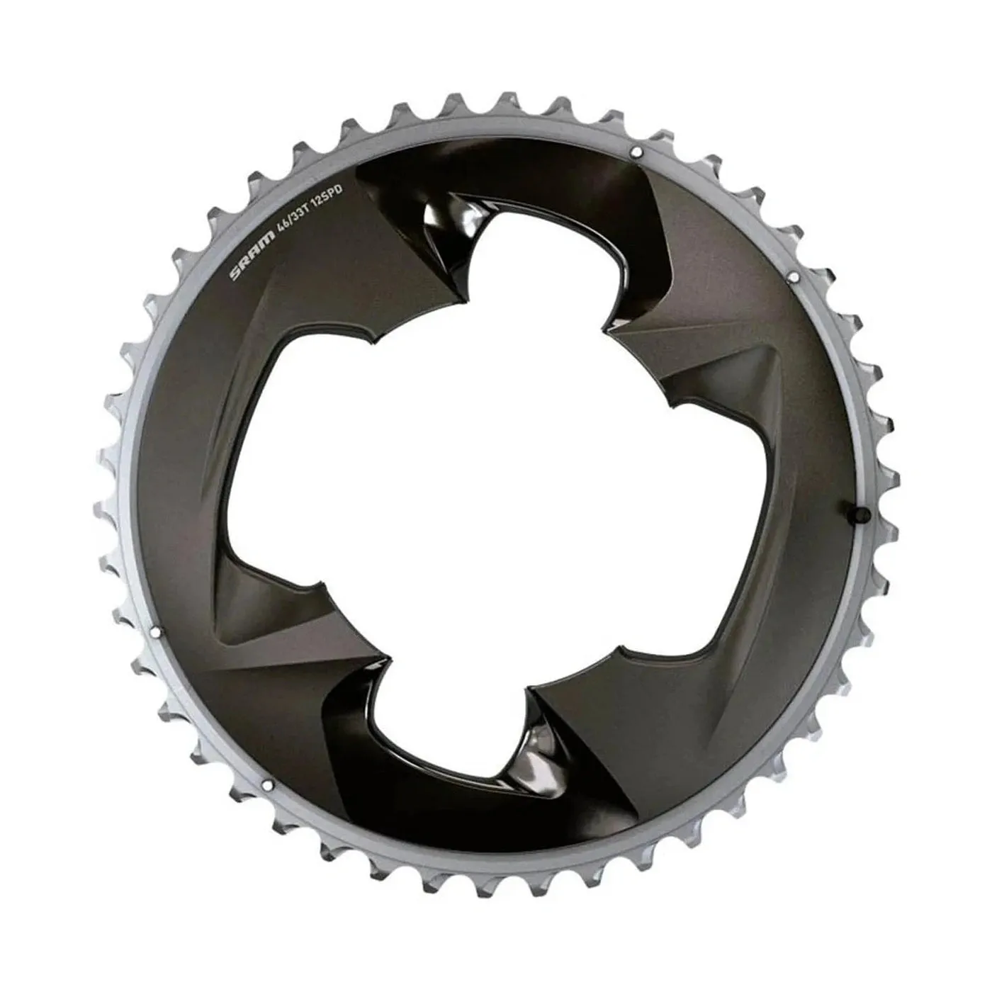 SRAM FORCE Road Chainring (AXS) 2x12, 48T, 107 BCD SRAM FORCE Road Chainring (AXS) 2x12, 48T, 107 BCD