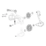 SRAM Force Wide E-tap Axs 117.518.093.007 Stabilisatorbaugruppe, Black, One Size