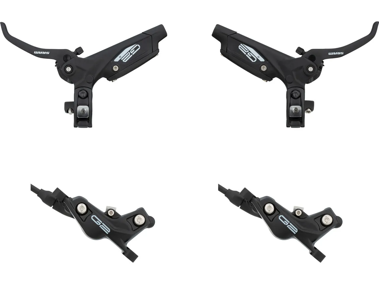 SRAM G2 R v+h Set Scheibenbremse, Schwarz, Satz (VR + HR) SRAM G2 R v+h Set Scheibenbremse, Schwarz, Satz (VR + HR)