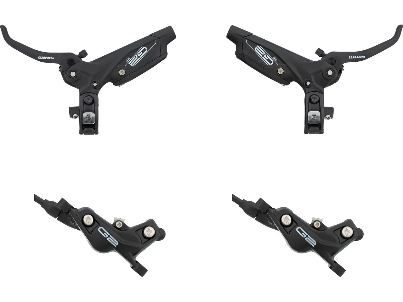 SRAM G2 RS v+h Set Scheibenbremse, Schwarz, Satz (VR + HR) SRAM G2 RS v+h Set Scheibenbremse, Schwarz, Satz (VR + HR)