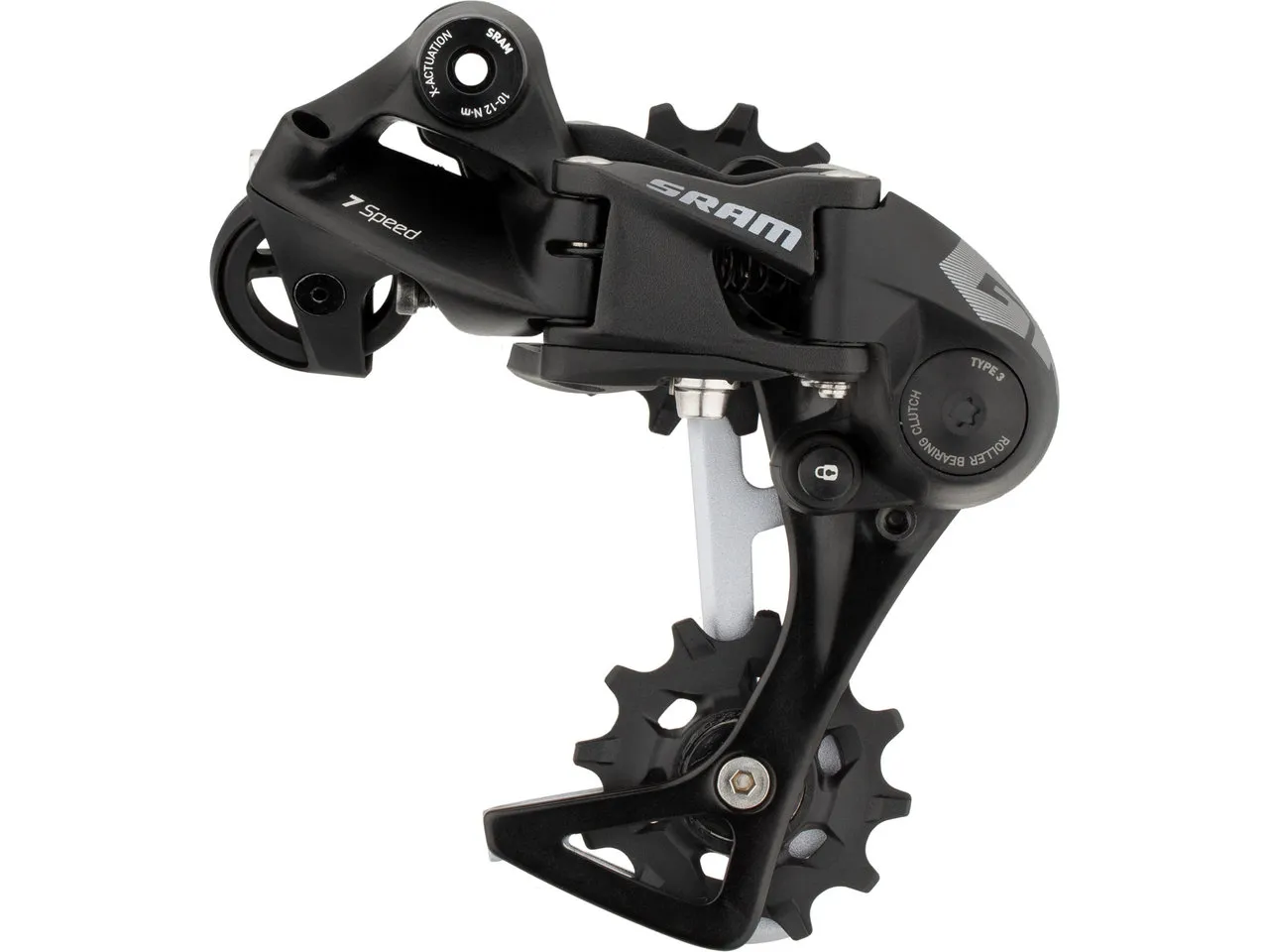 SRAM GX DH Schaltwerk 7-fach, Black, 7s, Max 28t SRAM GX DH Schaltwerk 7-fach, Black, 7s, Max 28t
