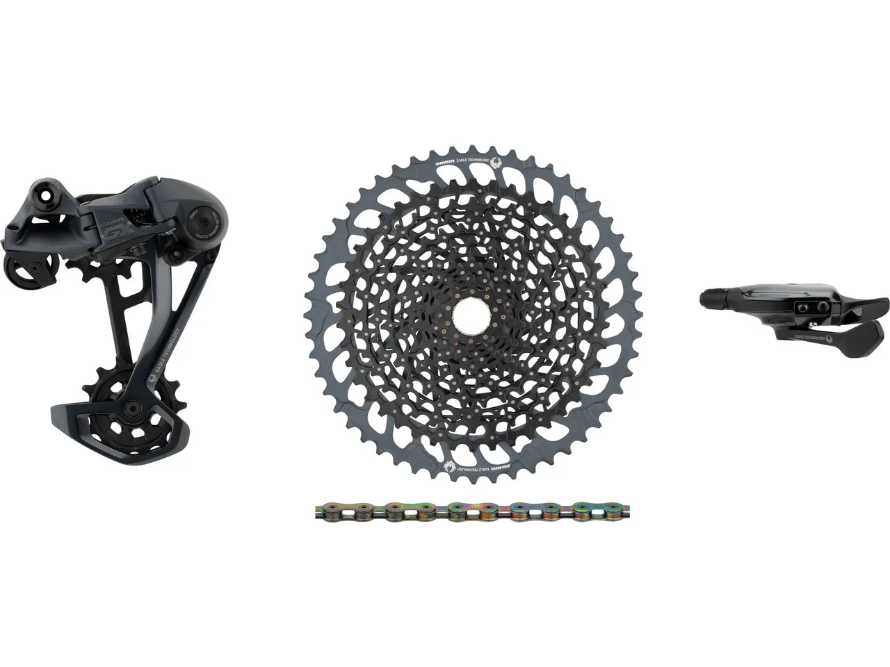 SRAM GX Eagle 1x12-fach E-Bike Upgrade-Kit mit Kassette, Schwarz, 10-52