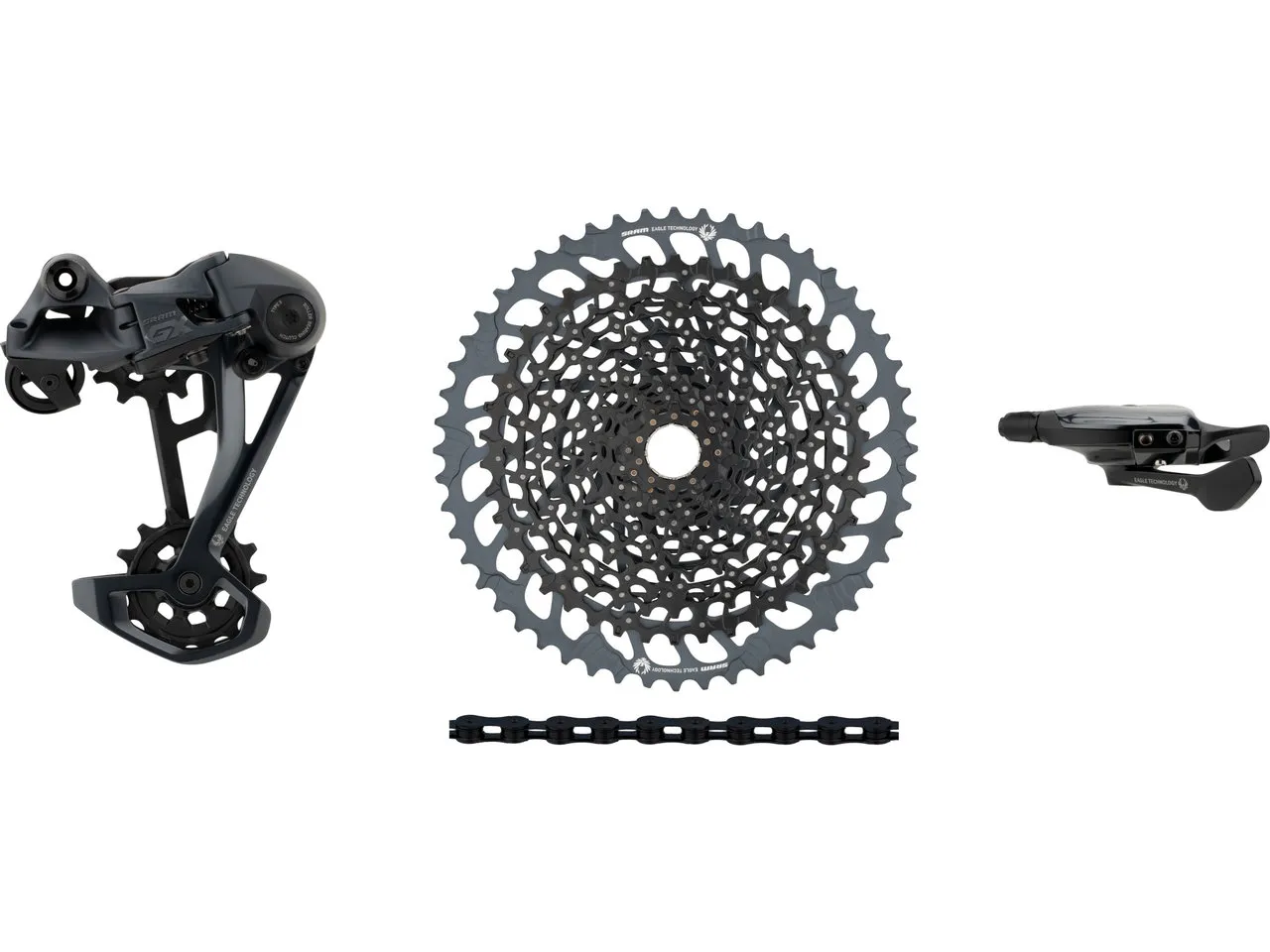 SRAM GX Eagle 1x12-fach E-Bike Upgrade-Kit mit Kassette, Schwarz, 10-52 SRAM GX Eagle 1x12-fach E-Bike Upgrade-Kit mit Kassette, Schwarz, 10-52