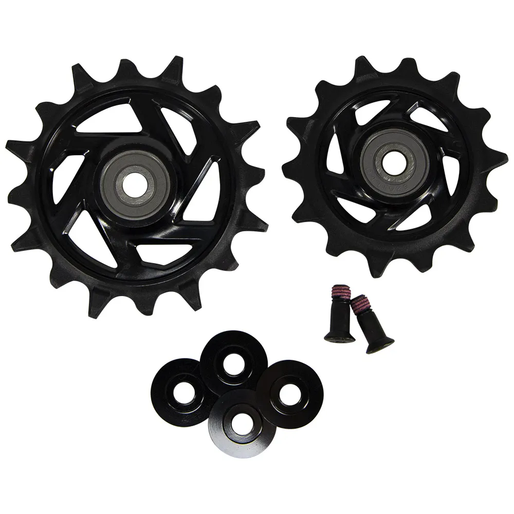 SRAM Gx Eagle Axs T-type 12s Fahrrad-schaltröllchensatz, Black, One Size SRAM Gx Eagle Axs T-type 12s Fahrrad-schaltröllchensatz, Black, One Size