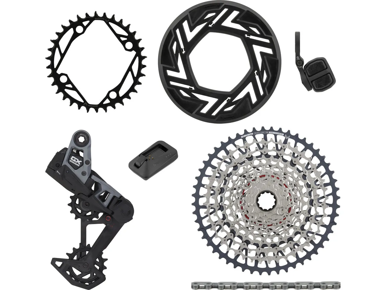 SRAM GX Eagle Transmission AXS 1x12-fach E-MTB Gruppe für Brose
