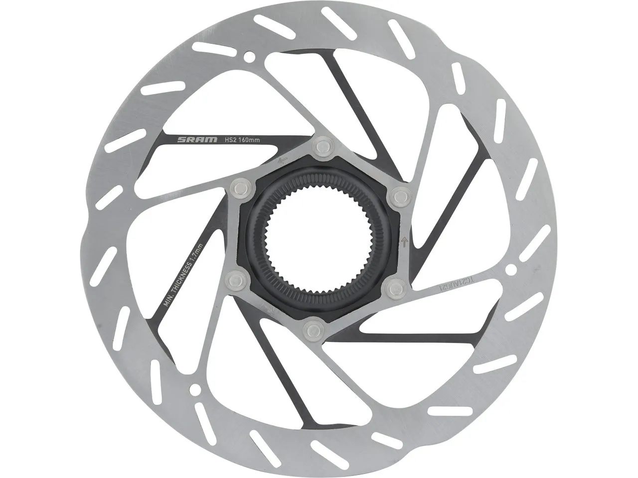 SRAM HS2 Center Lock Bremsscheibe SRAM HS2 Center Lock Bremsscheibe