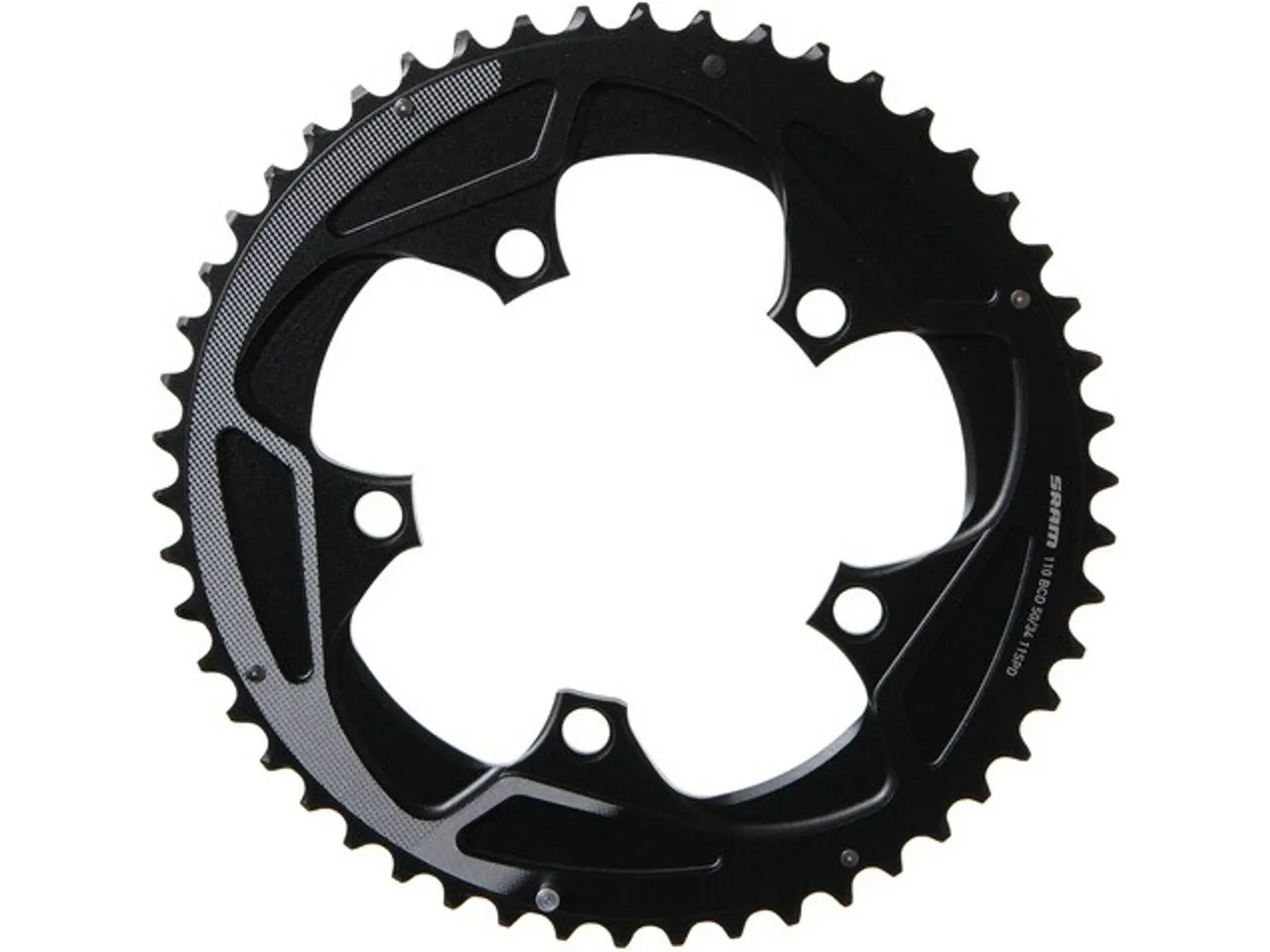 SRAM Kettenblatt Road Double X-Glide, 5-Arm, 110 mm Lochkreis, Black-grey, 50t