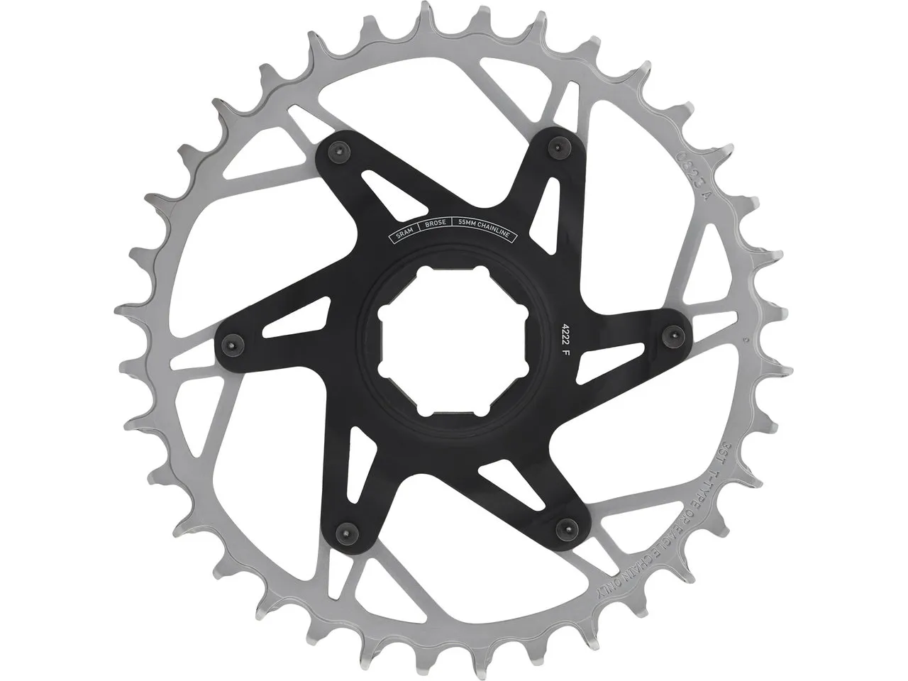 SRAM Kettenblatt T-Type XX Eagle Transmission Direct Mount für Brose SRAM Kettenblatt T-Type XX Eagle Transmission Direct Mount für Brose