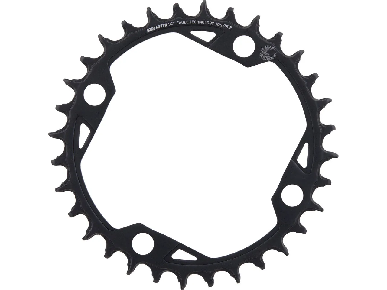 SRAM Kettenblatt X-Sync 2 für SRAM Eagle 104 mm Lochkreis, Black, 32t SRAM Kettenblatt X-Sync 2 für SRAM Eagle 104 mm Lochkreis, Black, 32t