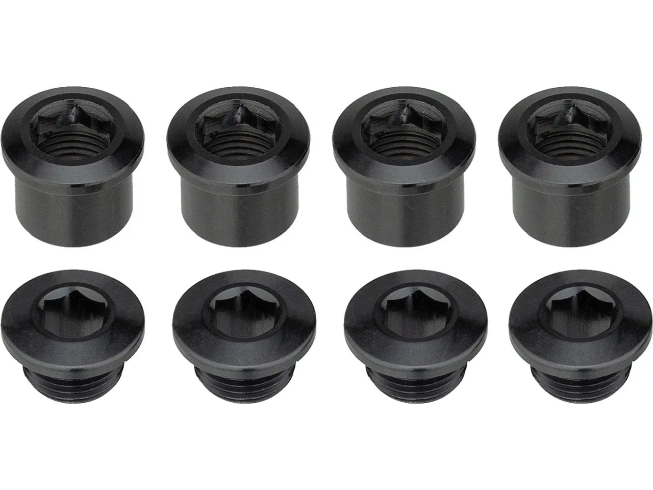 SRAM Kettenblattschrauben 1-fach für XX1 / X01 / X1 / NX / GX1/94 mm/104, Schwarz, one_size