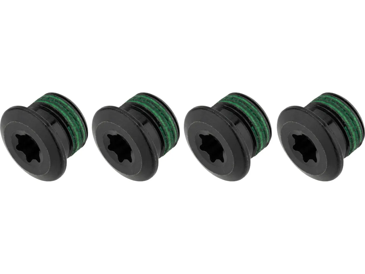 SRAM Kettenblattschrauben für 4-Arm E-MTB Bosch / Fazua, Schwarz, one_size