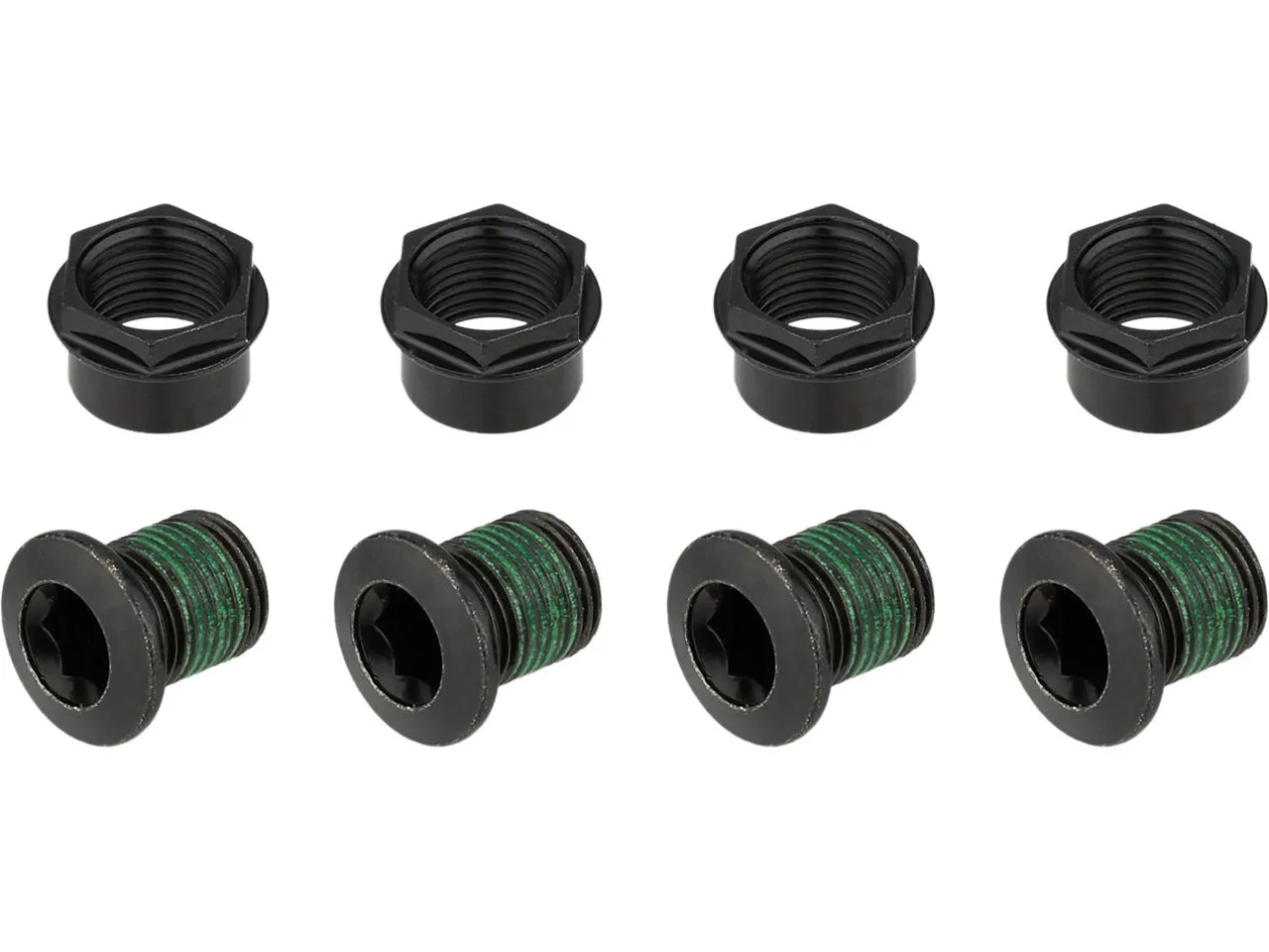 SRAM Kettenblattschrauben lang für 4-Arm Eagle E-MTB, Schwarz, one_size