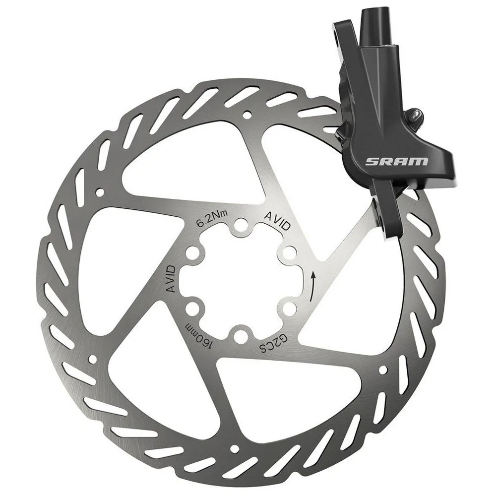 SRAM Level Disc G2cs Rotor 1800 Mm Hinterradbremse, Black, 160mm SRAM Level Disc G2cs Rotor 1800 Mm Hinterradbremse, Black, 160mm