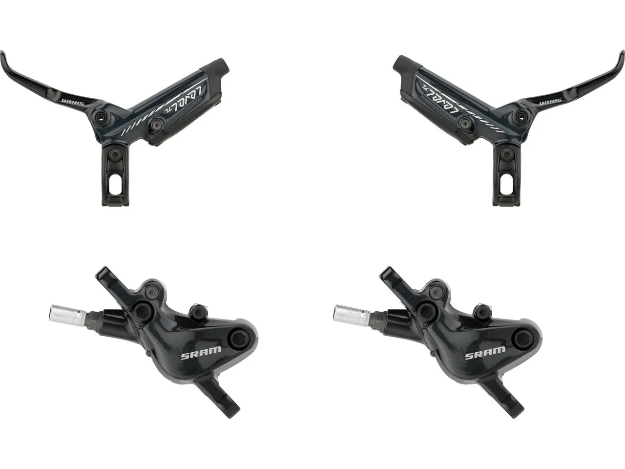 SRAM Level TL v+h Set Scheibenbremse, Schwarz, Satz (VR + HR) SRAM Level TL v+h Set Scheibenbremse, Schwarz, Satz (VR + HR)