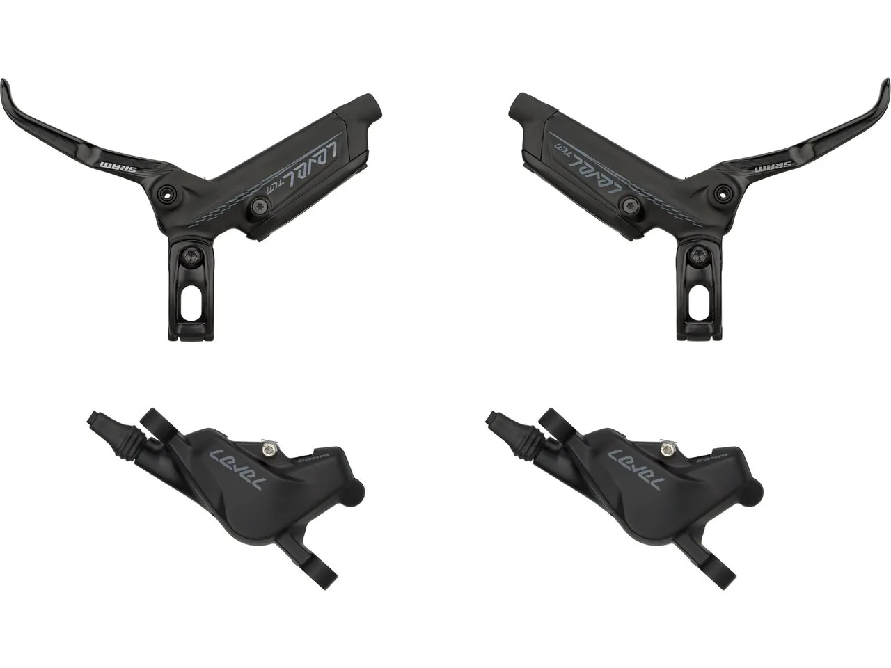 SRAM Level TLM v+h Set Scheibenbremse, Schwarz, Satz (VR + HR) SRAM Level TLM v+h Set Scheibenbremse, Schwarz, Satz (VR + HR)