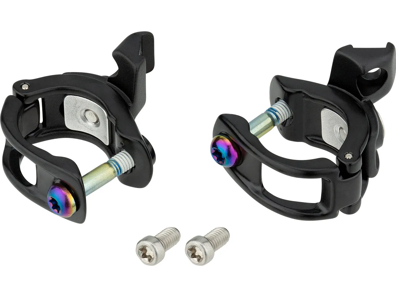 SRAM MatchMaker X Klemmschellen, Black-rainbow, rechts/links SRAM MatchMaker X Klemmschellen, Black-rainbow, rechts/links