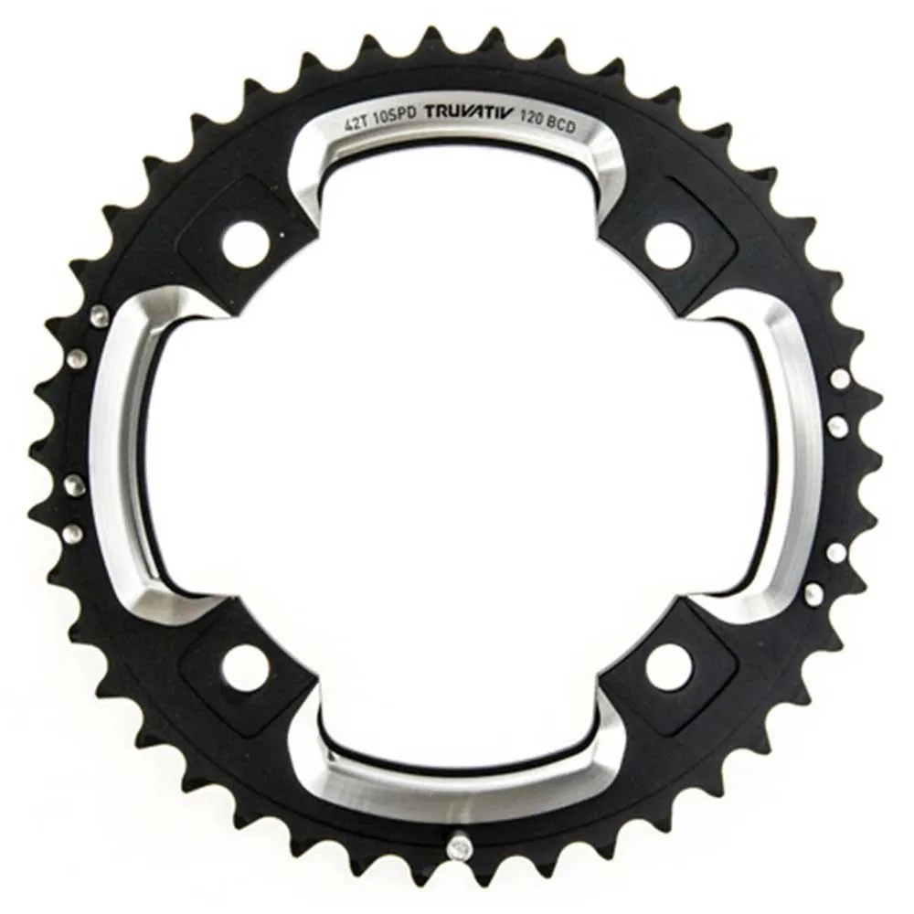 SRAM Mtb 120 S2 Al6 Short Pin Bb30 Cnc Kettenblatt, Blast black, 42t SRAM Mtb 120 S2 Al6 Short Pin Bb30 Cnc Kettenblatt, Blast black, 42t