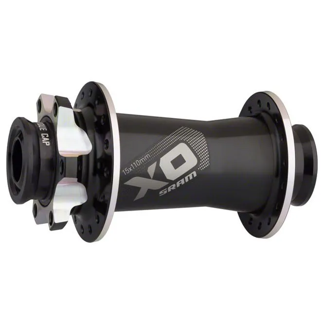 SRAM Mtb X0 6b Vorderradnabe, Black / silver, 32H, 15 x 110mm SRAM Mtb X0 6b Vorderradnabe, Black / silver, 32H, 15 x 110mm