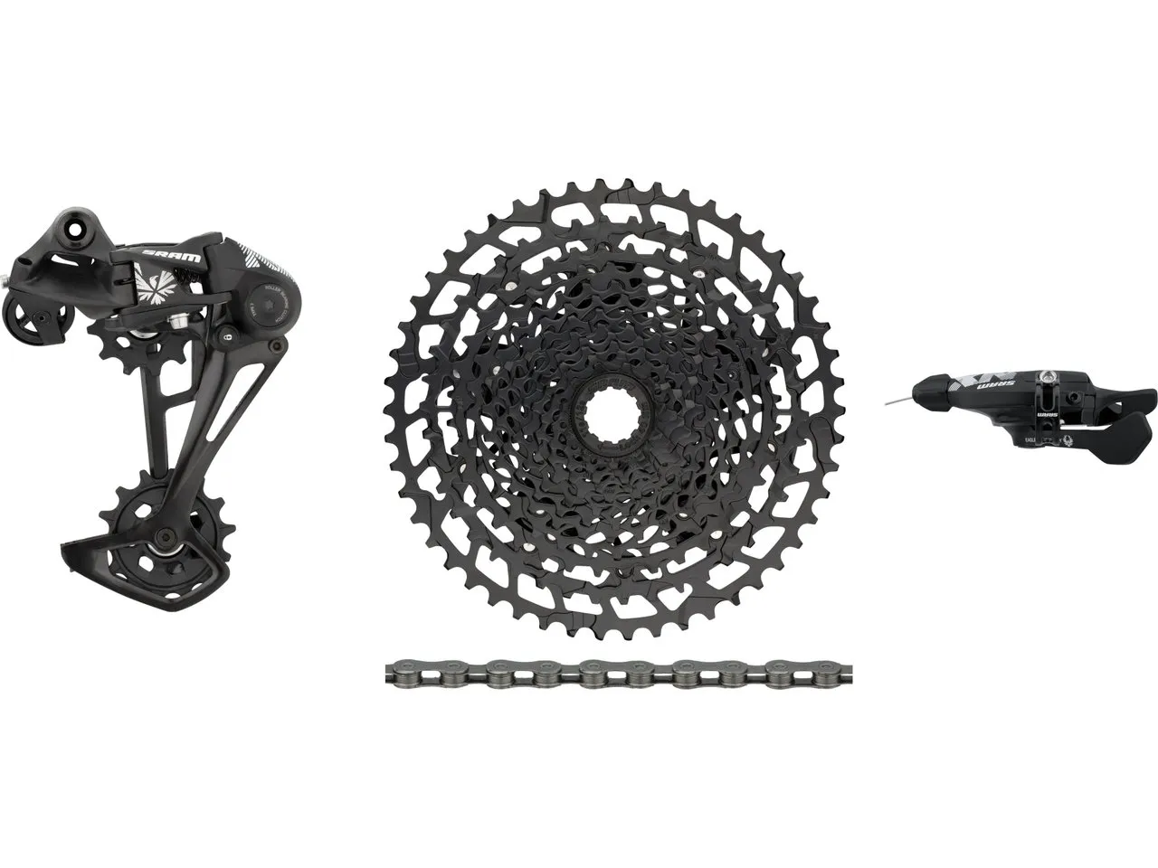 SRAM NX Eagle 1x12-fach E-Bike Upgrade-Kit mit Kassette, 11-50 SRAM NX Eagle 1x12-fach E-Bike Upgrade-Kit mit Kassette, 11-50