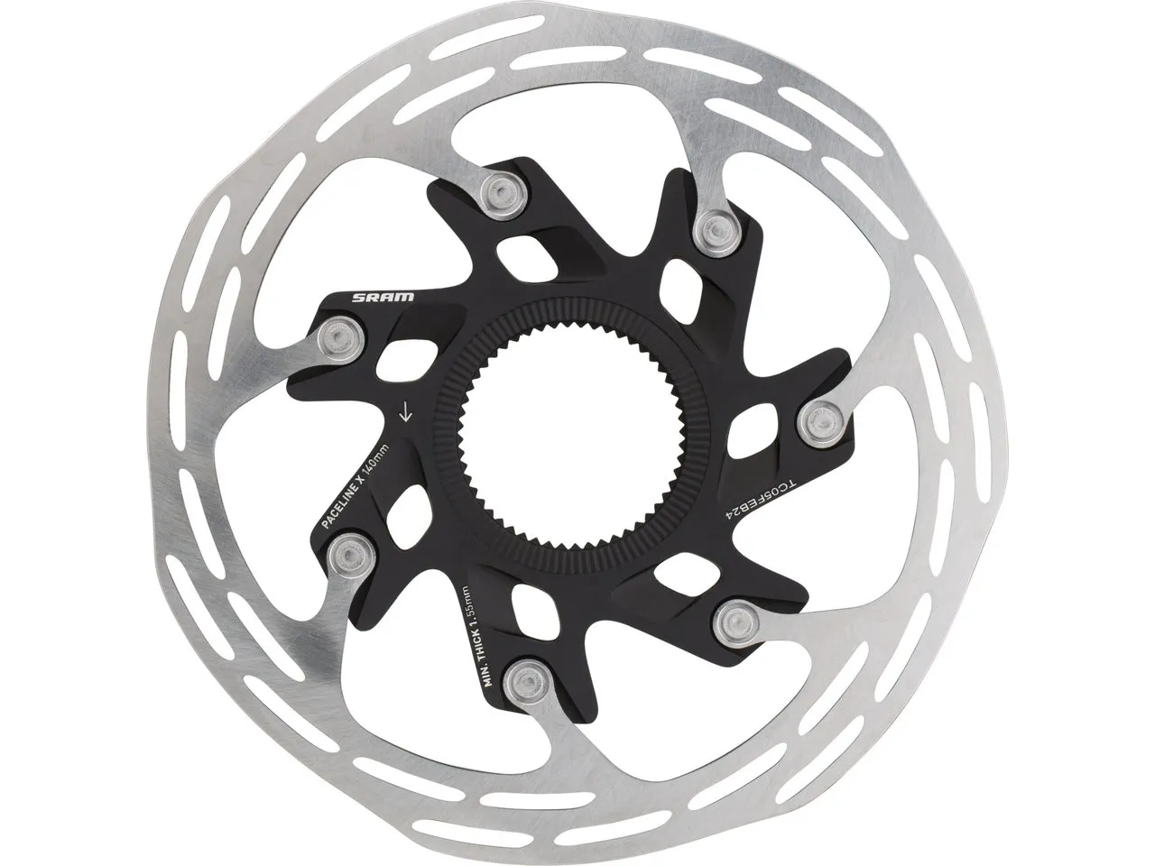 SRAM Paceline X Rounded Center Lock Bremsscheibe SRAM Paceline X Rounded Center Lock Bremsscheibe