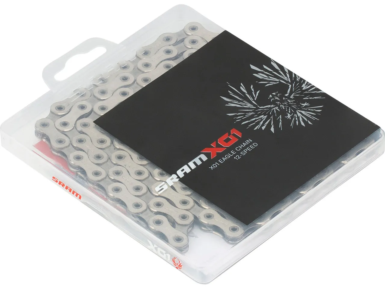 SRAM PC X01 Eagle 12-fach Kette, Silver, 12 fach SRAM PC X01 Eagle 12-fach Kette, Silver, 12 fach