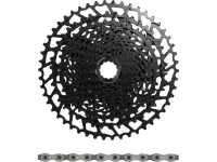 SRAM PG-1230 Kassette + PC NX Eagle Kette 12-fach Verschleißset SRAM PG-1230 Kassette + PC NX Eagle Kette 12-fach Verschleißset