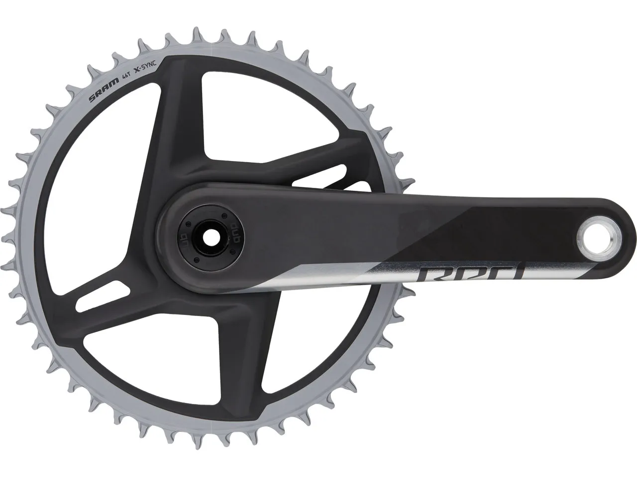 SRAM Red 1 DUB 1x12-fach Carbon Kurbelgarnitur, Schwarz SRAM Red 1 DUB 1x12-fach Carbon Kurbelgarnitur, Schwarz