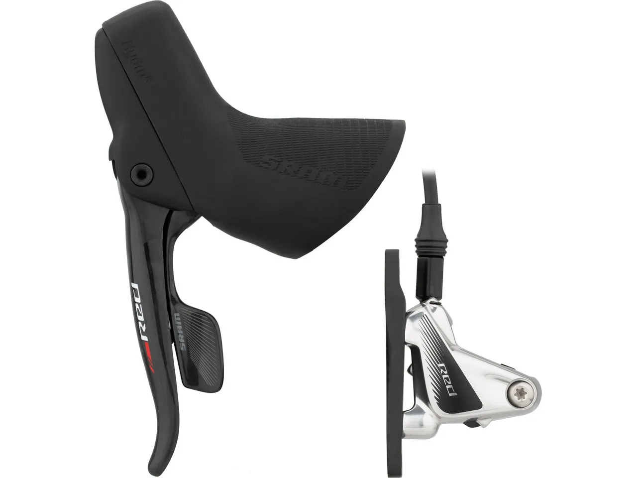 SRAM Red 22 HRD FM Scheibenbremse hydr.m.DoubleTap® Schalt-/Bremsgriff, Black, 11s