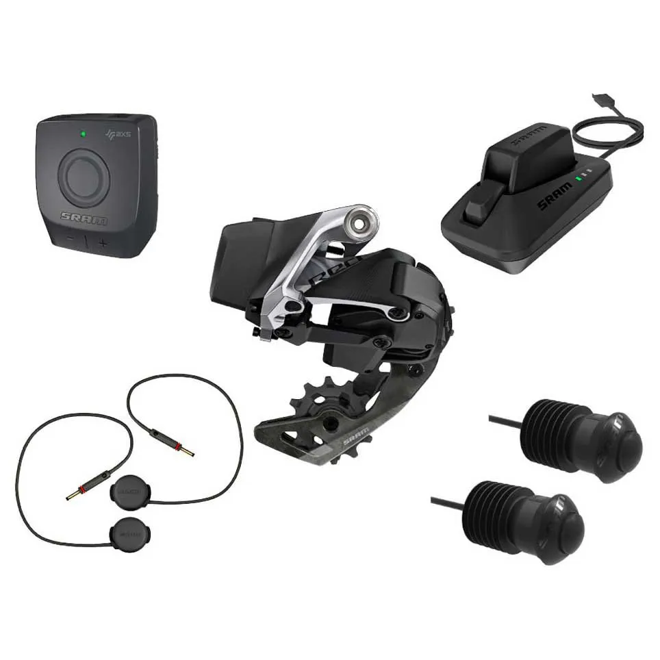 SRAM Red E-tap Axs 1x 12s Aero Fahrradkomponentengruppe, Black, One Size SRAM Red E-tap Axs 1x 12s Aero Fahrradkomponentengruppe, Black, One Size