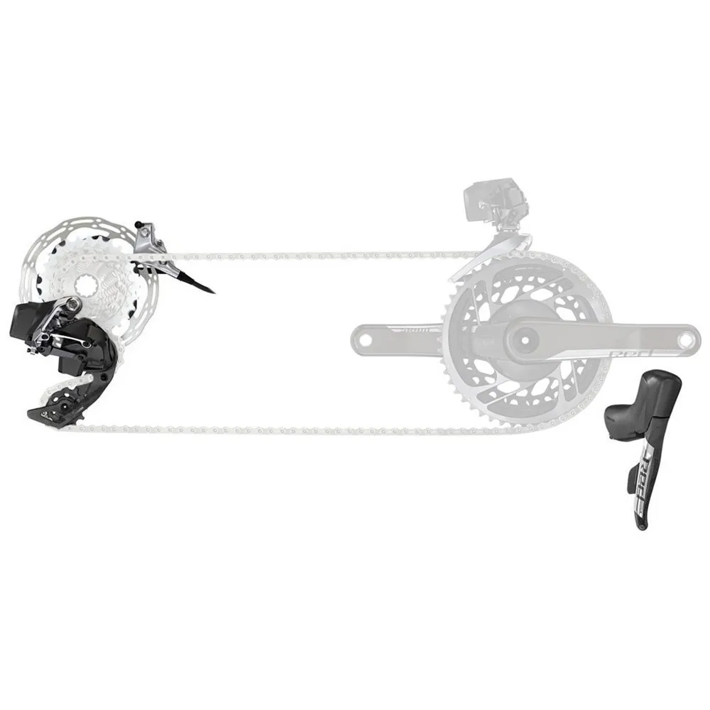SRAM Red E-tap Axs 1x D1 Hrd Fm Fahrradkomponentengruppe, Black, One Size SRAM Red E-tap Axs 1x D1 Hrd Fm Fahrradkomponentengruppe, Black, One Size
