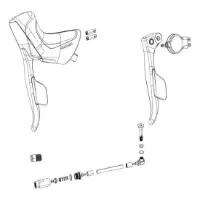 SRAM Red E1 Axs Disc Left Hebelsatz SRAM Red E1 Axs Disc Left Hebelsatz