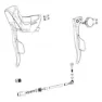 SRAM Red E1 Axs Disc Left Hebelsatz, Black / grey, One Size
