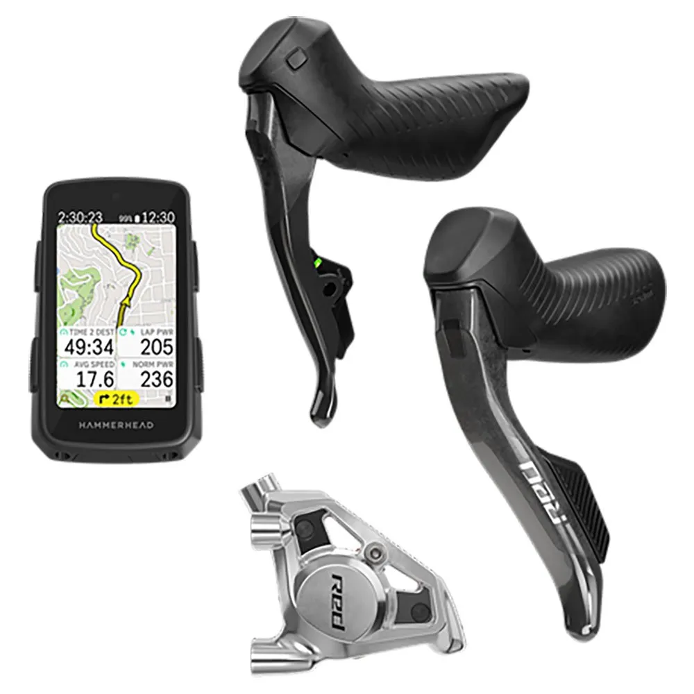 SRAM Red E1 Axs Hammerhead Fahrradkomponentengruppe, Black, One Size