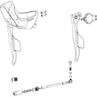 SRAM Red Etap Disc Axs Left Hebelsatz SRAM Red Etap Disc Axs Left Hebelsatz