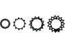 SRAM Ritzel für PG-1210 / PG-1230 Eagle 12-fach Kassette, Black, 11-13-15t