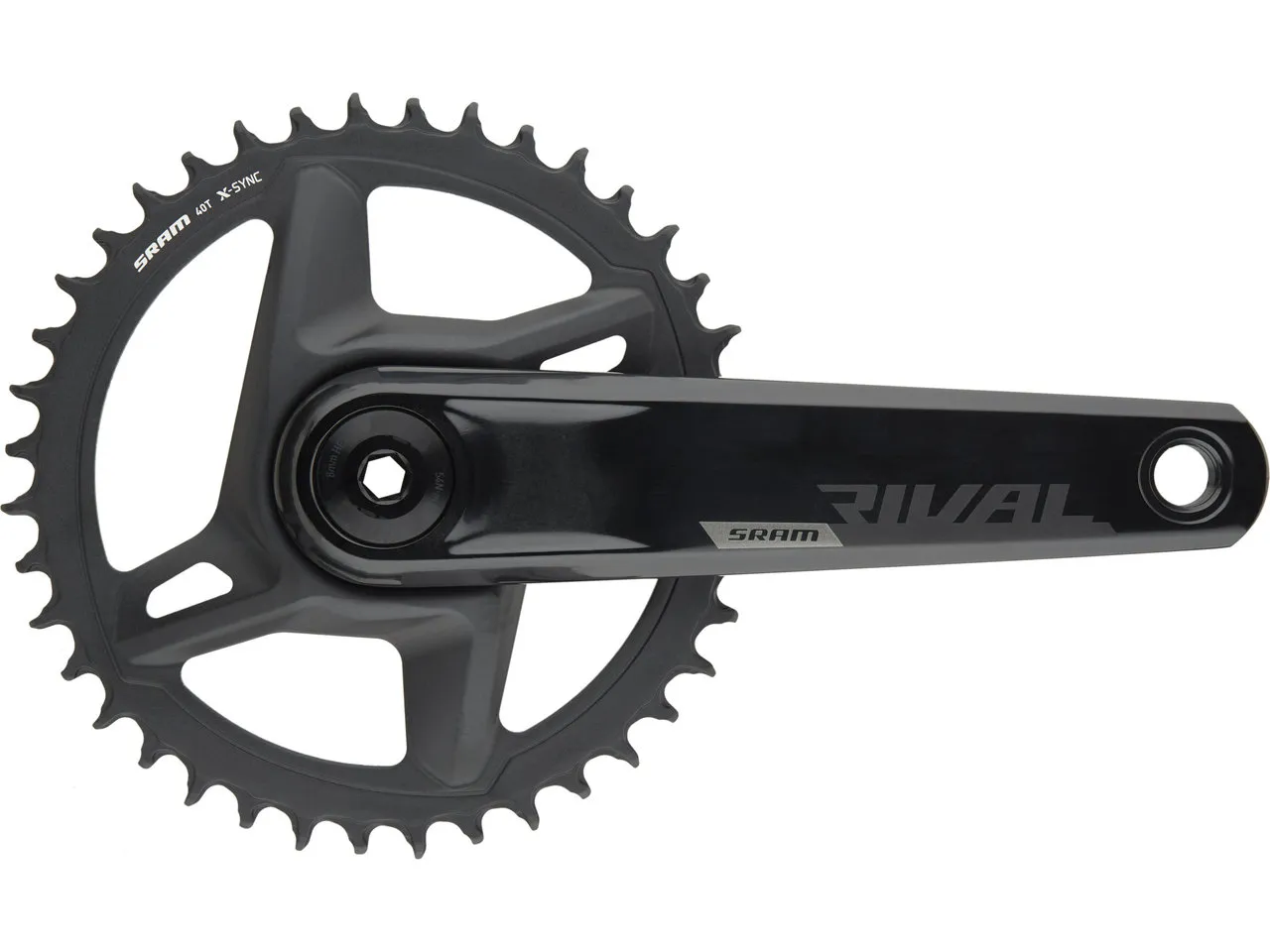 SRAM Rival 1 Wide DUB 1x12-fach Kurbelgarnitur SRAM Rival 1 Wide DUB 1x12-fach Kurbelgarnitur