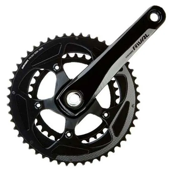 SRAM Rival 22 Bb30 Yaw 110 Bcd Kurbelgarnitur, Black, 170mm, 50-34t SRAM Rival 22 Bb30 Yaw 110 Bcd Kurbelgarnitur, Black, 170mm, 50-34t