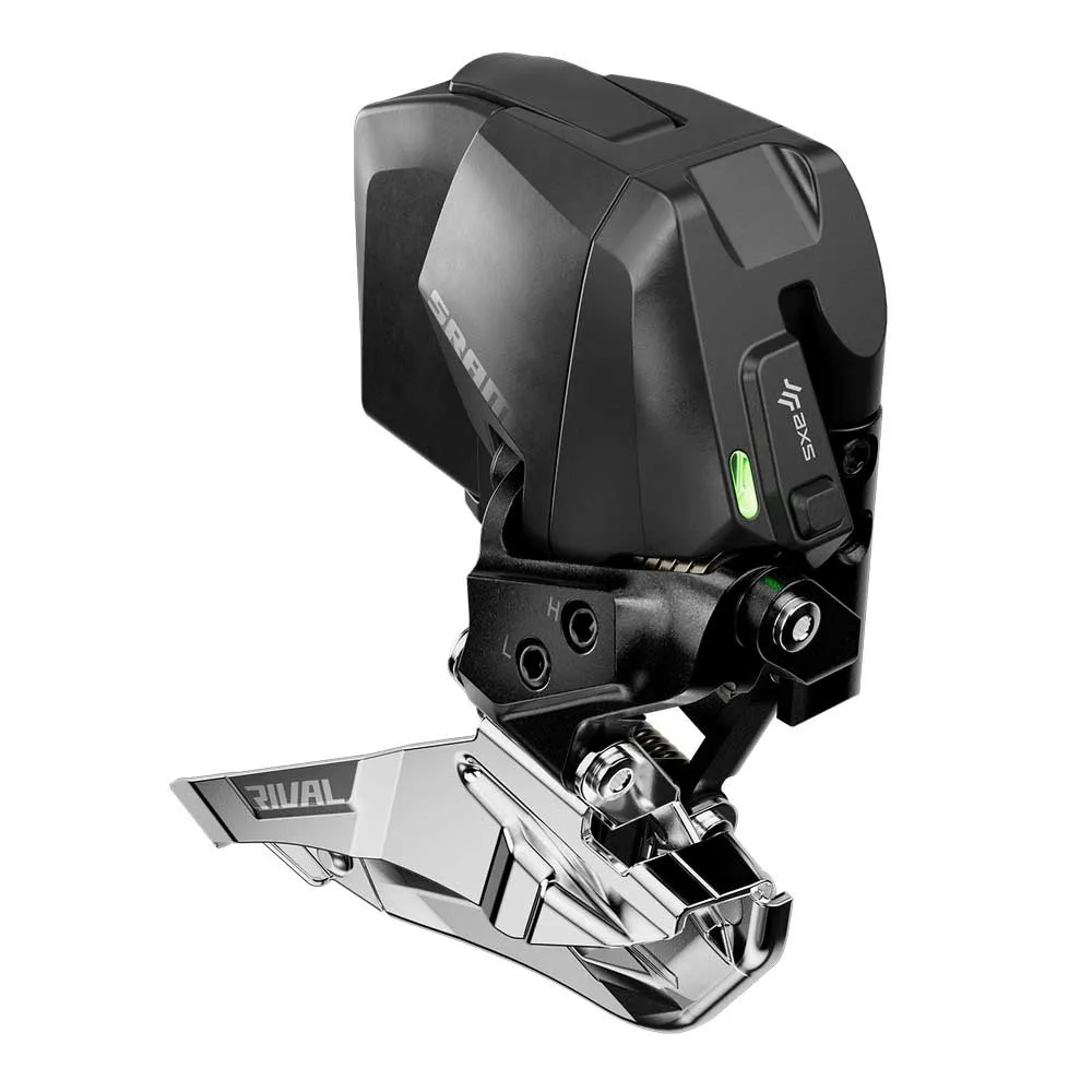 SRAM Rival E1 AXS Umwerfer 2-fach, Black / silver, 12s SRAM Rival E1 AXS Umwerfer 2-fach, Black / silver, 12s