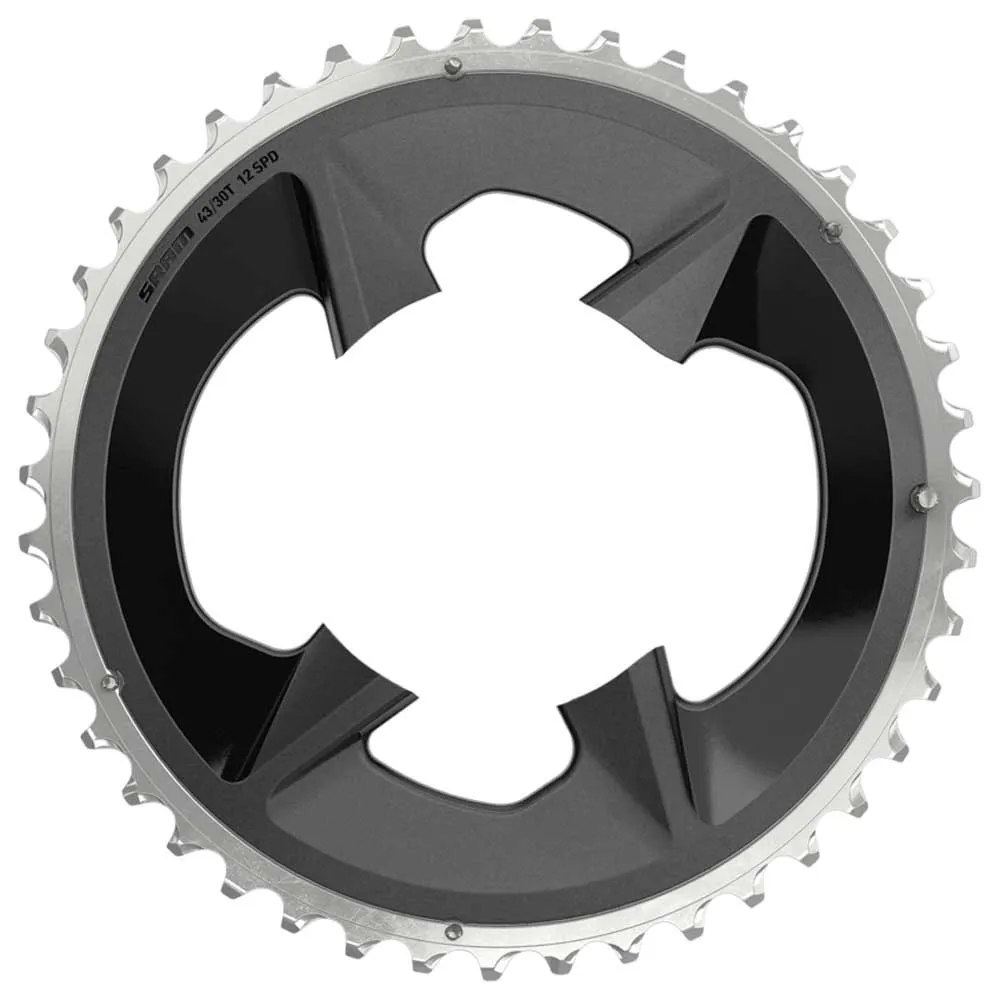SRAM Rival Wide 2x12s 94 Bcd Kettenblatt, Black, 43t SRAM Rival Wide 2x12s 94 Bcd Kettenblatt, Black, 43t