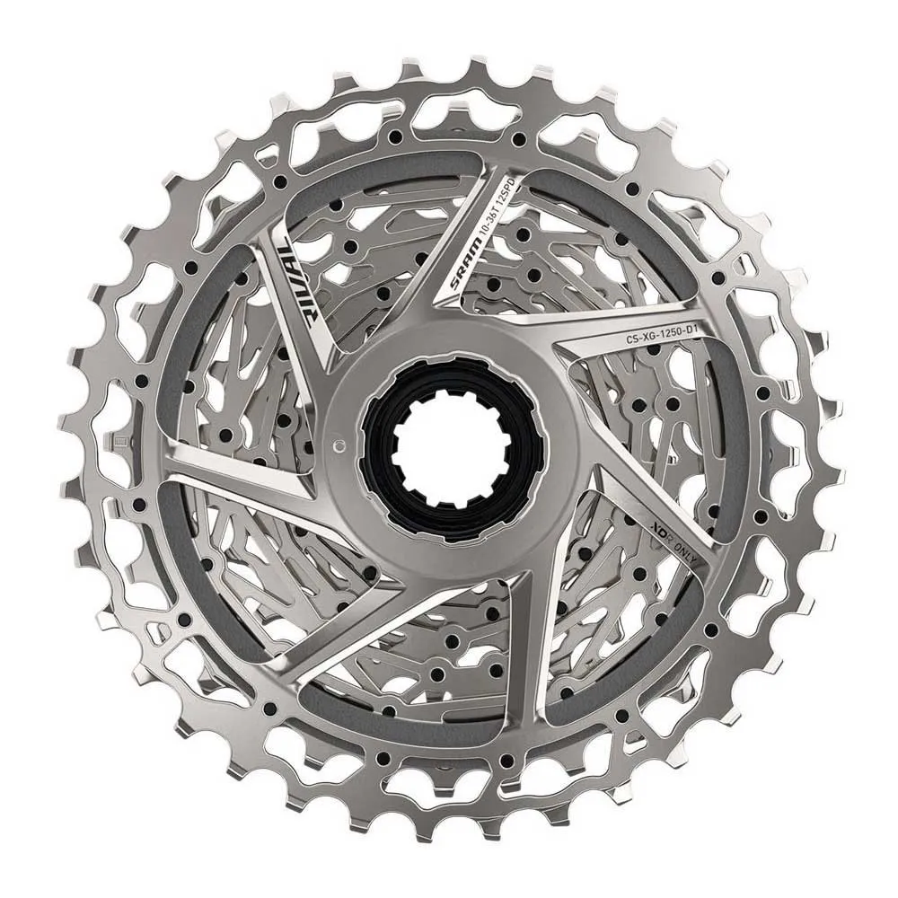 SRAM Rival Xg-1250 D1 Kassette, Silver, 12s, 10-36t SRAM Rival Xg-1250 D1 Kassette, Silver, 12s, 10-36t