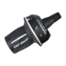 SRAM Schalthebel Fahrrad MTB links Drehgriff Gripshift 3.0 3 V Unisex, schwarz, 3 Geschwindigkeiten