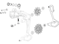 SRAM Schaltwerkkäfig Kit für Eagle 90 T-Type SRAM Schaltwerkkäfig Kit für Eagle 90 T-Type
