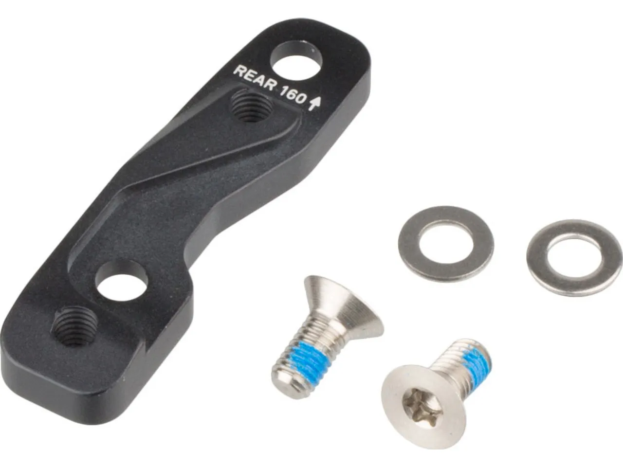 SRAM Scheibenbremsadapter für 160 mm Scheibe, Schwarz, HR FM auf FM SRAM Scheibenbremsadapter für 160 mm Scheibe, Schwarz, HR FM auf FM