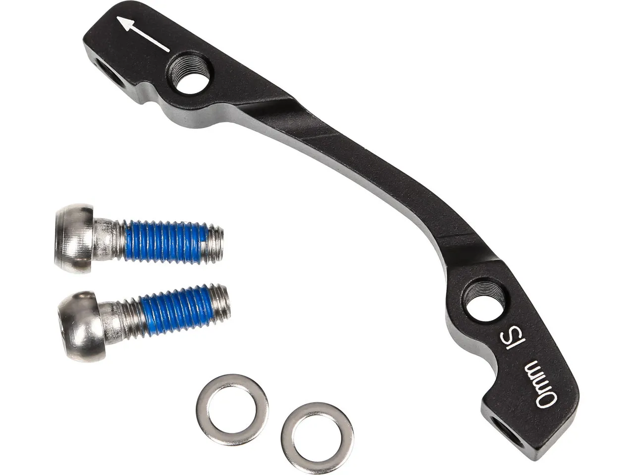SRAM Scheibenbremsadapter für 160 mm Scheibe, Schwarz, VR IS auf PM SRAM Scheibenbremsadapter für 160 mm Scheibe, Schwarz, VR IS auf PM