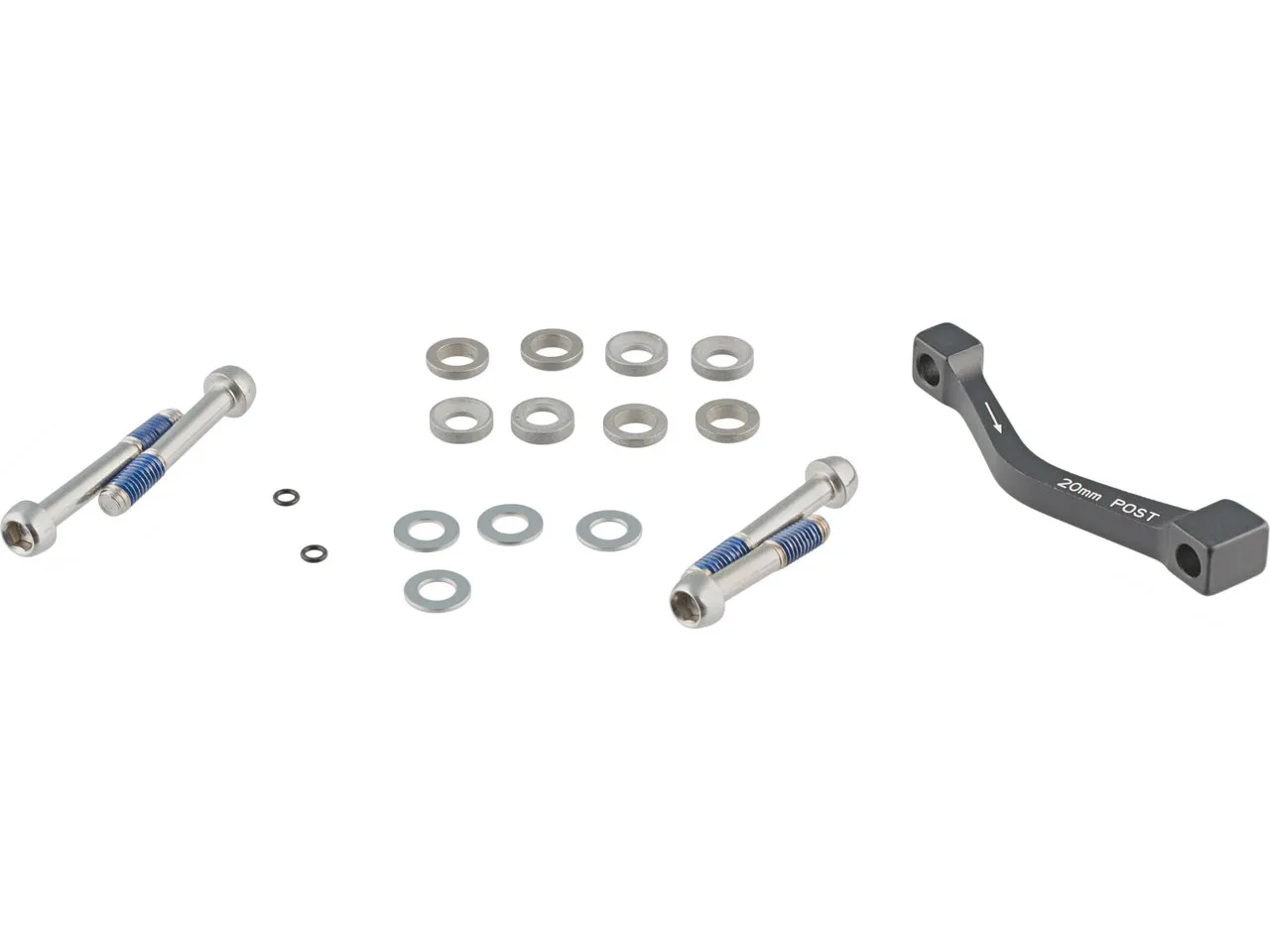 SRAM Scheibenbremsadapter für 200 mm Scheibe, Schwarz, PM 7" auf PM SRAM Scheibenbremsadapter für 200 mm Scheibe, Schwarz, PM 7" auf PM
