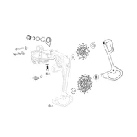 SRAM Schrauben-/Befestigungssatz für hinteren Umwerfer NX Unisex SRAM Schrauben-/Befestigungssatz für hinteren Umwerfer NX Unisex