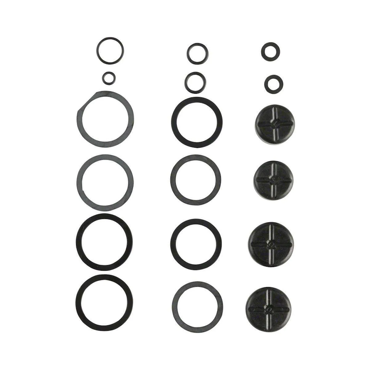 SRAM Teile Caliper Piston Kit 4 Piston 16Mm 14Mm Unisex, schwarz, TU SRAM Teile Caliper Piston Kit 4 Piston 16Mm 14Mm Unisex, schwarz, TU